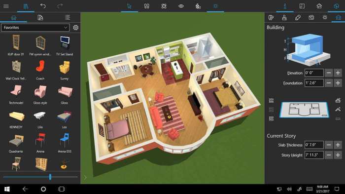 Best free app for interior design layout